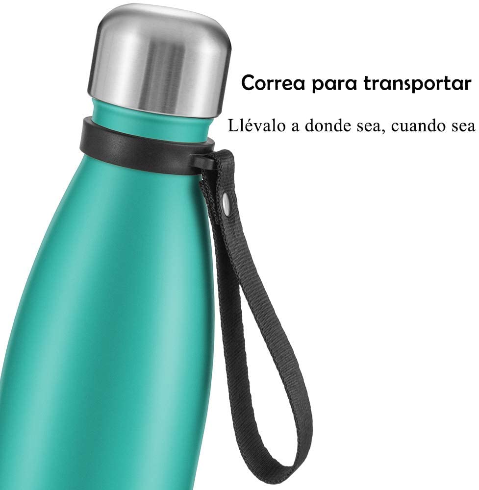 Newdora Botella de Agua Acero Inoxidable 500ml - Imagen 3