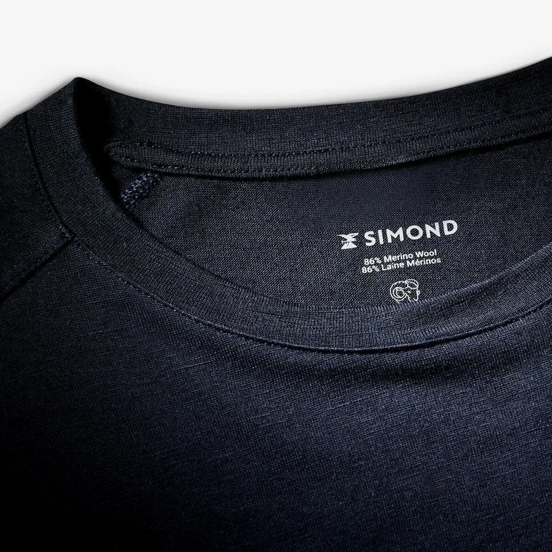 Camiseta de lana merino montaña y trekking SIMOND - Imagen 6