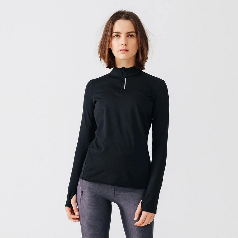 Camiseta térmica de mujer Kalenji Warm - Imagen 2