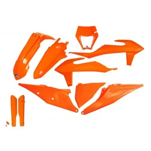 FULL KIT PLASTICOS UFO KTM EXC-EXC-F NARANJA 2020-2023