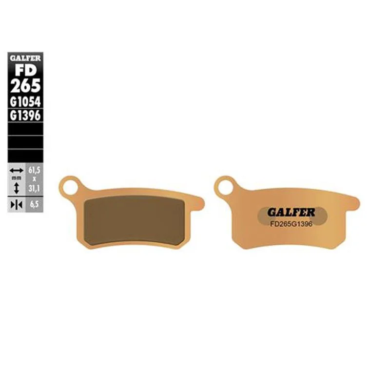 PASTILLAS DE FRENO TRASERAS GALFER KTM SX 65 - Imagen 2